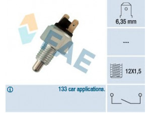 FAE 40370 jungiklis, atbulinės eigos žibintas 
 Elektros įranga -> Šviesų jungikliai/relės/valdymas -> Šviesų jungiklis/svirtis
23 141 209 217, 23 141 352 153