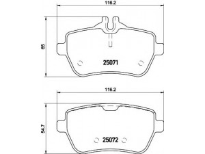 HELLA 8DB 355 020-471 stabdžių trinkelių rinkinys, diskinis stabdys 
 Techninės priežiūros dalys -> Papildomas remontas
0064207220, 0084203420, A0064207220