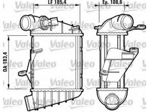 VALEO 817501 tarpinis suslėgto oro aušintuvas, kompresorius 
 Variklis -> Oro tiekimas -> Įkrovos agregatas (turbo/superįkrova) -> Tarpinis suslėgto oro aušintuvas
6Q0145804
