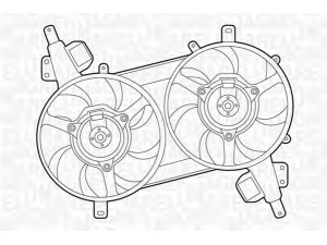 MAGNETI MARELLI 069422039010 ventiliatorius, radiatoriaus 
 Aušinimo sistema -> Radiatoriaus ventiliatorius
46410587, 46479804