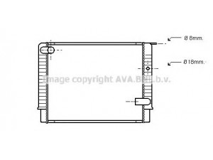 AVA QUALITY COOLING VO2033 radiatorius, variklio aušinimas 
 Aušinimo sistema -> Radiatorius/alyvos aušintuvas -> Radiatorius/dalys
1257765, 1328932, 50022474, 86036753