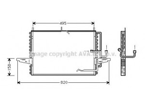 AVA QUALITY COOLING FD5255 kondensatorius, oro kondicionierius 
 Oro kondicionavimas -> Kondensatorius
87BG19710AA