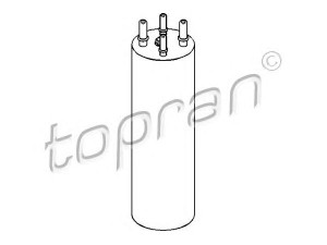 TOPRAN 110 026 kuro filtras 
 Techninės priežiūros dalys -> Papildomas remontas
7H0 127 401, 7H0 127 401A, 7H0 127 401B