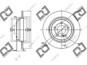 DJ PARTS BD1149 stabdžių diskas 
 Dviratė transporto priemonės -> Stabdžių sistema -> Stabdžių diskai / priedai
2204230112, A2204230112