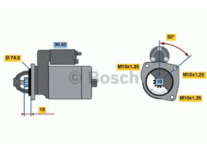 BOSCH 0 986 016 011 starteris 
 Elektros įranga -> Starterio sistema -> Starteris
FS05-18-400 A, F214-18-400, F214-18-400A