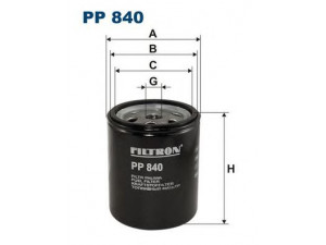 FILTRON PP840 kuro filtras 
 Techninės priežiūros dalys -> Papildomas remontas
OK90, 5008874, 5014353, 0000929001