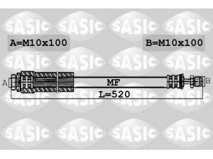 SASIC 6606188 stabdžių žarnelė 
 Stabdžių sistema -> Stabdžių žarnelės
1201141, 1437504