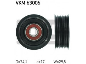 SKF VKM 63006 kreipiantysis skriemulys, V formos rumbuotas diržas 
 Diržinė pavara -> V formos rumbuotas diržas/komplektas -> Laisvasis/kreipiamasis skriemulys
31190-PRA-000, 31190-PRA-400, 31190-RBA-000