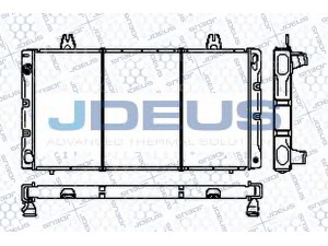 JDEUS RA0240000 radiatorius, variklio aušinimas 
 Aušinimo sistema -> Radiatorius/alyvos aušintuvas -> Radiatorius/dalys
7541063, 7541071, 7549298, 8817496