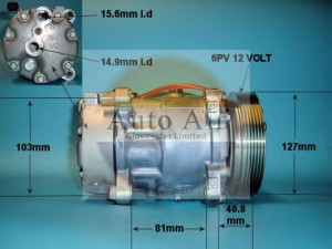 AUTO AIR GLOUCESTER 14-1235 kompresorius, oro kondicionierius 
 Oro kondicionavimas -> Kompresorius/dalys
7D0620805, 7D0820805