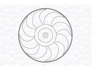 MAGNETI MARELLI 069422590010 ventiliatorius, radiatoriaus 
 Aušinimo sistema -> Oro aušinimas
1 341 061, 13 331 014, 13331014