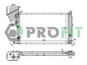 PROFIT PR 3546A4 radiatorius, variklio aušinimas 
 Aušinimo sistema -> Radiatorius/alyvos aušintuvas -> Radiatorius/dalys
9015003500, 9015003600, 9015003900