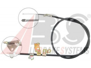 A.B.S. K19448 trosas, stovėjimo stabdys 
 Stabdžių sistema -> Valdymo svirtys/trosai
46420-52080