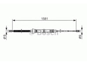 BOSCH 1 987 477 205 trosas, stovėjimo stabdys
6Q0 609 721 N, 6Q0 609 721 N, 6Q0 609 721 N
