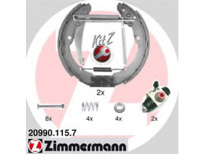ZIMMERMANN 20990.115.7 stabdžių trinkelių komplektas 
 Techninės priežiūros dalys -> Papildomas remontas