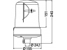 HELLA 2RL 008 063-011 besisukantis švyturėlis
090 6548