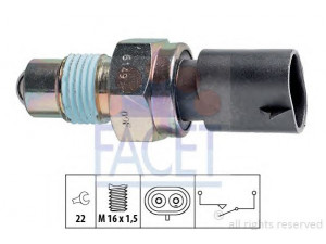 FACET 7.6149 jungiklis, atbulinės eigos žibintas 
 Elektros įranga -> Šviesų jungikliai/relės/valdymas -> Šviesų jungiklis/svirtis
6 178 267, 88VB-15520-AA, 8-97028-167-0