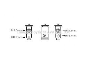 AVA QUALITY COOLING TO1678 išsiplėtimo vožtuvas, oro kondicionavimas 
 Oro kondicionavimas -> Vožtuvai
8851560160, 8851560160