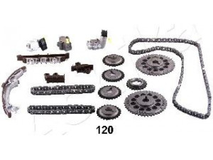 ASHIKA KCK120 pavaros grandinės komplektas 
 Variklis -> Variklio uždegimo laiko reguliavimo kontrolė -> Sinchronizavimo grandinė/įtempiklis/kreiptuvas -> Pavaros grandinės komplektas