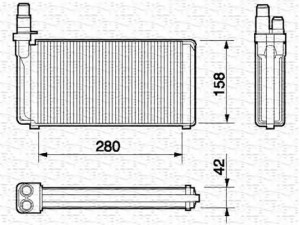 MAGNETI MARELLI 350218051000 šilumokaitis, salono šildymas 
 Šildymas / vėdinimas -> Šilumokaitis
60574551, 60805074, 60809015, 7754068