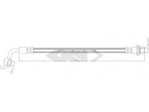 SPIDAN 340388 stabdžių žarnelė 
 Stabdžių sistema -> Stabdžių žarnelės
9094702F52