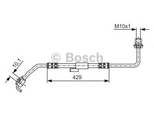 BOSCH 1 987 476 511 stabdžių žarnelė 
 Stabdžių sistema -> Stabdžių žarnelės
6149180, 6158425, 6184722, 6577424