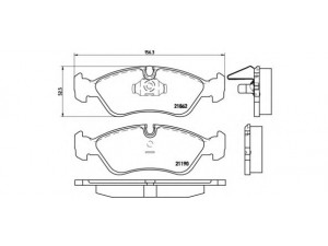 BREMBO P 59 017 stabdžių trinkelių rinkinys, diskinis stabdys 
 Techninės priežiūros dalys -> Papildomas remontas
1605089, 1605454, 1605696, 1605746