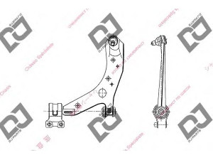 DJ PARTS DA1041 vikšro valdymo svirtis 
 Ašies montavimas/vairavimo mechanizmas/ratai -> Valdymo svirtis/pasukamosios svirties sujungimas -> Vairo trauklės (valdymo svirtis, išilginis balansyras, diago
B32H-34-350, B32H34350