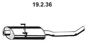 EBERSPÄCHER 19.2.36 vidurinis duslintuvas
94 561 13780, 94 561 82180, 94 561 22980