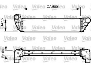 VALEO 817828 tarpinis suslėgto oro aušintuvas, kompresorius 
 Variklis -> Oro tiekimas -> Įkrovos agregatas (turbo/superįkrova) -> Tarpinis suslėgto oro aušintuvas
8200292773, 8200301883