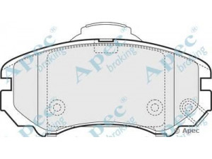 APEC braking PAD1451 stabdžių trinkelių rinkinys, diskinis stabdys 
 Techninės priežiūros dalys -> Papildomas remontas
1FE0058101, 1FE0058101, 1FE0058101