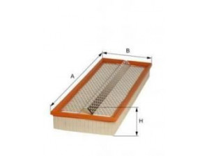 UNIFLUX FILTERS XA55 oro filtras 
 Filtrai -> Oro filtras
5022 745, 890 X 9601 FA, 603 094 01 04