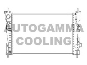 AUTOGAMMA 105626 radiatorius, variklio aušinimas 
 Aušinimo sistema -> Radiatorius/alyvos aušintuvas -> Radiatorius/dalys
50514466