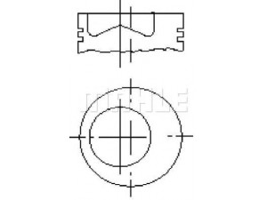 MAHLE ORIGINAL S21500 stūmoklis