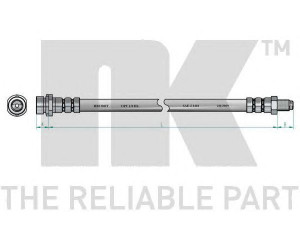 NK 8525127 stabdžių žarnelė 
 Stabdžių sistema -> Stabdžių žarnelės
1302600, 1306240, 1309224, 1321454