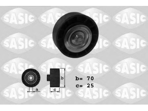 SASIC 1620058 kreipiantysis skriemulys, V formos rumbuotas diržas 
 Diržinė pavara -> V formos rumbuotas diržas/komplektas -> Laisvasis/kreipiamasis skriemulys
6453FL, 6453SG, 500344132, 504084453