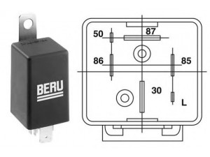 BERU GR064 valdymo blokas, kaitinimo žvakių sistema 
 Elektros įranga -> Valdymo blokai
61 43 688, 61 88 591, 83 BB 6 M 092 A1A