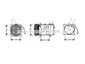 AVA QUALITY COOLING ALK014 kompresorius, oro kondicionierius 
 Oro kondicionavimas -> Kompresorius/dalys
60602694