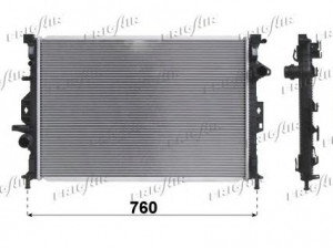 FRIGAIR 0105.3107 radiatorius, variklio aušinimas 
 Aušinimo sistema -> Radiatorius/alyvos aušintuvas -> Radiatorius/dalys
1377541, 1433321, 1493774, 6G918005AB