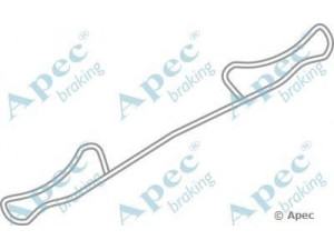 APEC braking KIT563 priedų komplektas, stabdžių trinkelė 
 Stabdžių sistema -> Būgninis stabdys -> Dalys/priedai
