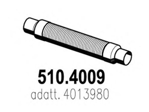 ASSO 510.4009 lanksti žarna, išmetimo sistema
4013980