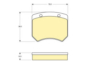 GIRLING 6109736 stabdžių trinkelių rinkinys, diskinis stabdys 
 Techninės priežiūros dalys -> Papildomas remontas
GBP103, GBP103AF, 90393507
