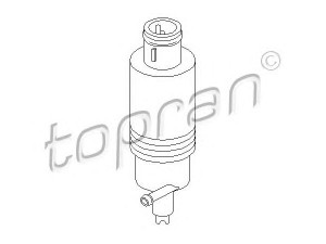 TOPRAN 103 773 vandens siurblys, priekinio stiklo plovimas 
 Priekinio stiklo valymo sistema -> Vandens siurbliukas, priekinio stiklo plovimas
4A0 955 651