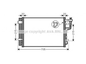 AVA QUALITY COOLING HYA5183 kondensatorius, oro kondicionierius