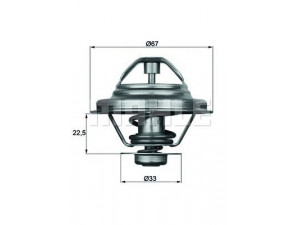 MAHLE ORIGINAL TX 24 87D termostatas, aušinimo skystis 
 Aušinimo sistema -> Termostatas/tarpiklis -> Thermostat
025 121 113 D, 025 121 113 E, 025 121 113 F