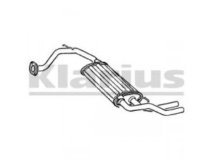 KLARIUS HA124Q galinis duslintuvas 
 Išmetimo sistema -> Duslintuvas
18307SH3G43, 18307SH3J24