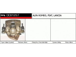 DELCO REMY DC81297 stabdžių apkaba 
 Dviratė transporto priemonės -> Stabdžių sistema -> Stabdžių apkaba / priedai
9946894, 9947060, 60565768, 792236
