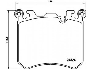 HELLA 8DB 355 020-431 stabdžių trinkelių rinkinys, diskinis stabdys 
 Techninės priežiūros dalys -> Papildomas remontas
34114073048, 34116793643, 34116794880