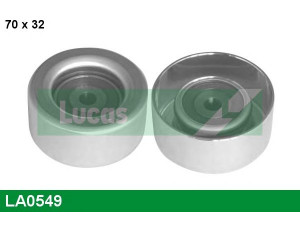 LUCAS ENGINE DRIVE LA0549 kreipiantysis skriemulys, V formos rumbuotas diržas 
 Diržinė pavara -> V formos rumbuotas diržas/komplektas -> Laisvasis/kreipiamasis skriemulys