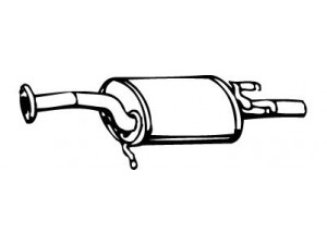 WALKER 15673 galinis duslintuvas 
 Išmetimo sistema -> Duslintuvas
1743011210, 1743011240, 1743011360